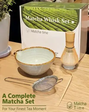 Matcha Whisk Set with Matcha Bowl